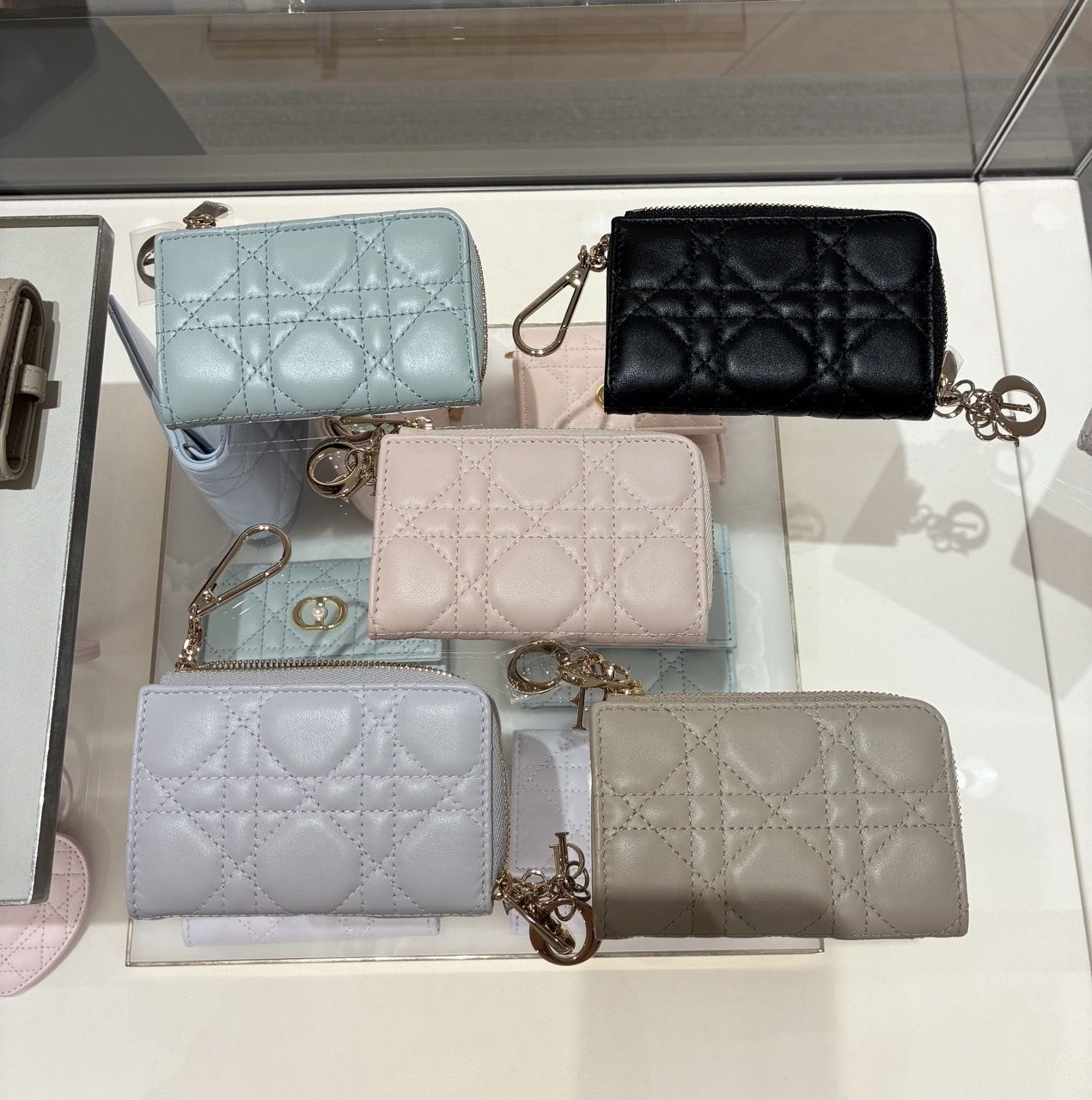 日本限定アイテム♡】Dior☆Lady Dior Yuzu キーケース (Dior/キー