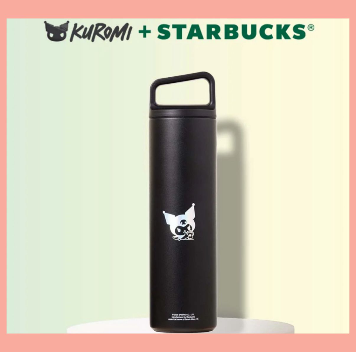 香港スタバ☆KUROMI ベンティサイズ ステンレスタンブラー (Starbucks