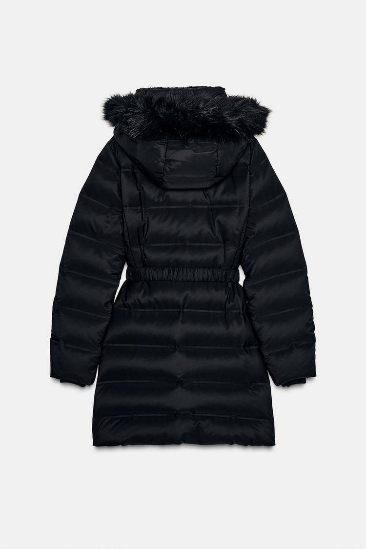 ZARA】撥水防風フード付きダウンジャケット 8073/232/800 (ZARA/ダウン