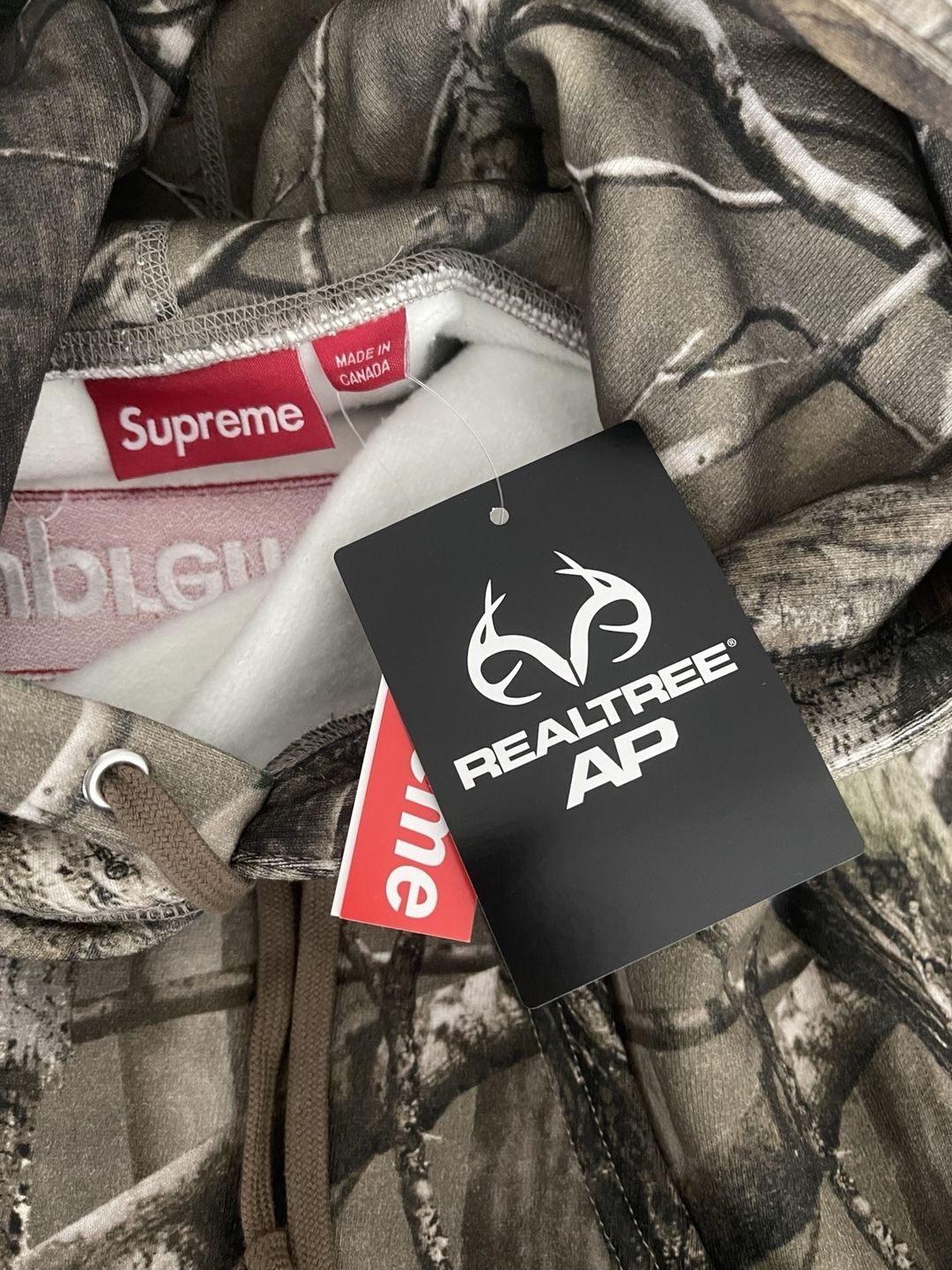 SUPREME】Box Logo Hooded Sweatshirt Realtree AP Camo -25FW