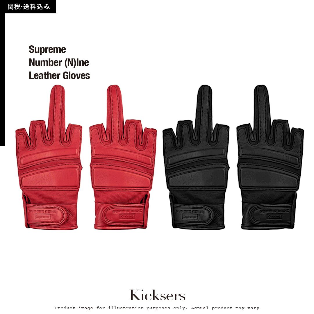 Supreme Number (N)Ine Leather Gloves レザーグローブ (Supreme/手袋