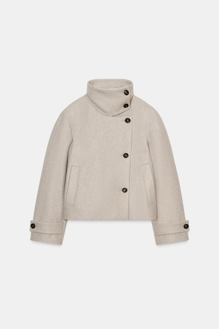 ZARA ショートハイネックコート 2078/780/450 (ZARA/コート) 2078/780