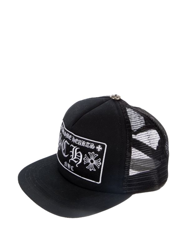Chrome Hearts New York City Trucker Cap | Black | FARFETCH CH