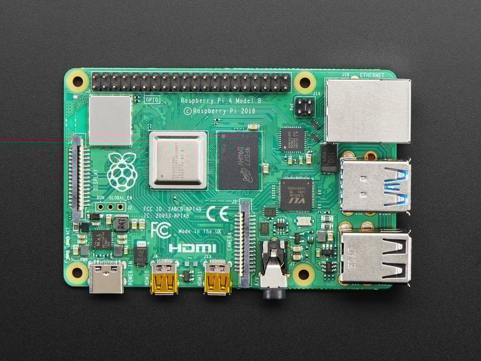 Raspberry Pi 4 Model B - 8 GB RAM : Adafruit Industries, Unique