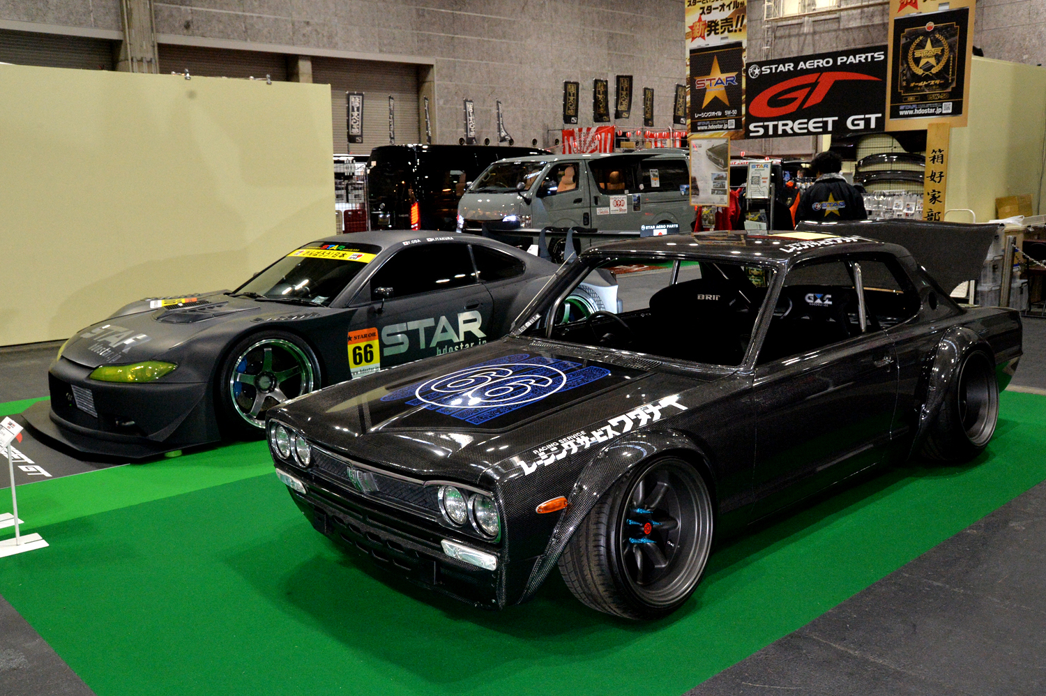 フルカーボンボディのハコスカが降臨！ 脅威のボディワークに会場騒然