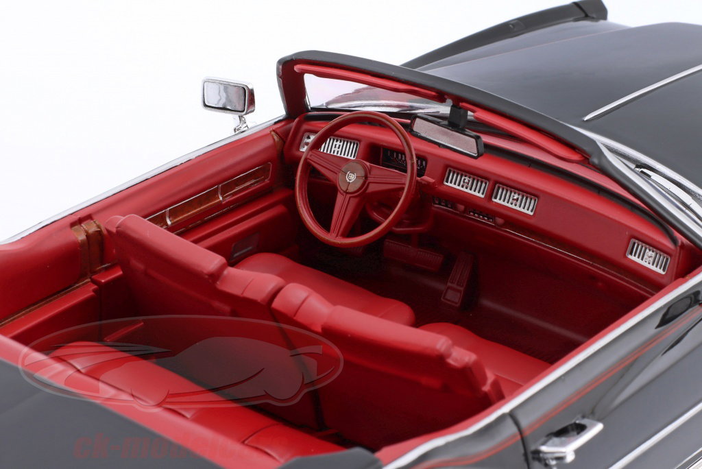 ModelCarGroup 1:18 Cadillac Eldorado Convertible year 1976 black