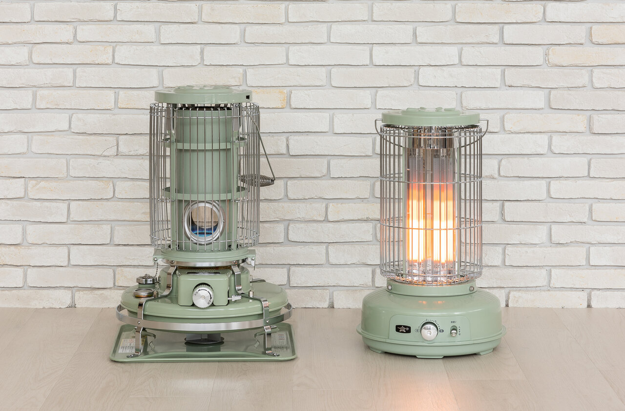 伝統のブルーフレームヒーターをモチーフにした新しいヒーター＆ブルー