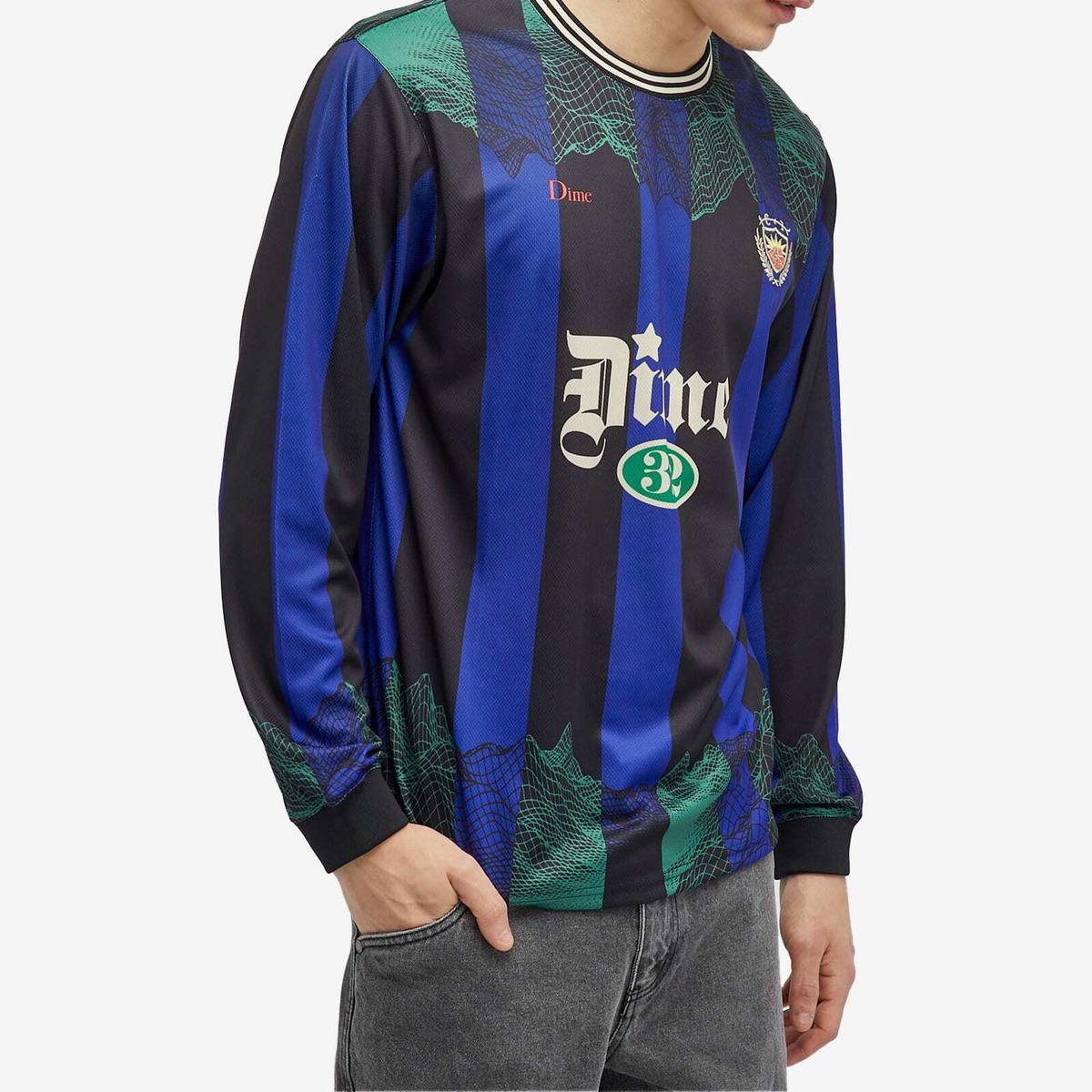 Dime Men's Striker Jersey in Cobalt Dime