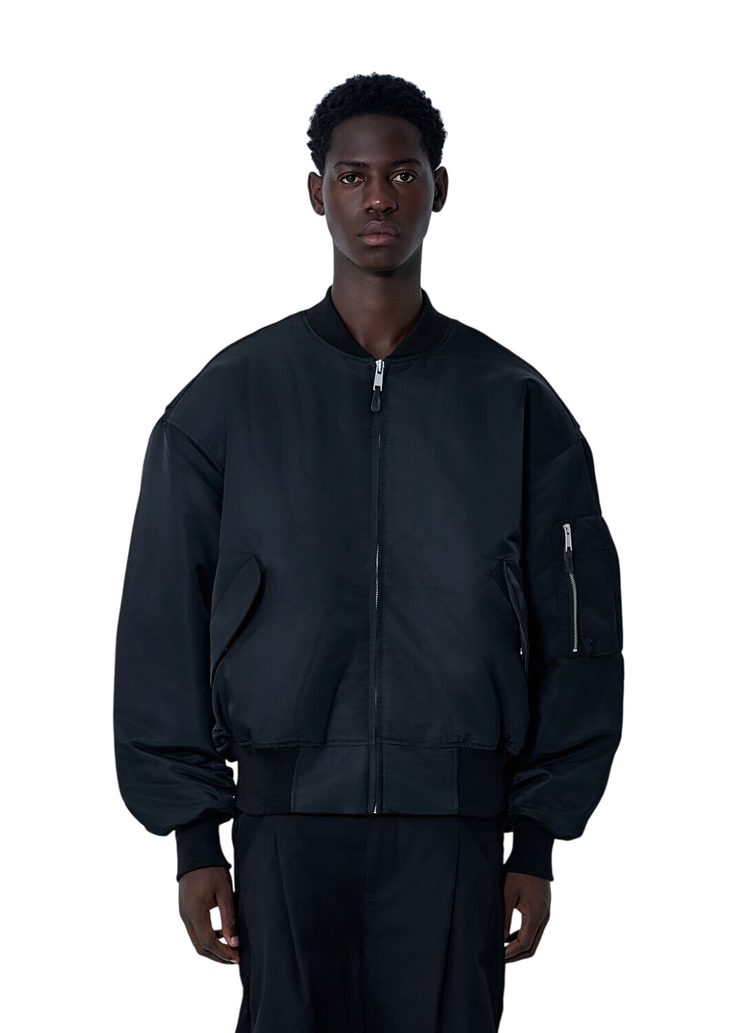 Entire Studios Men's A-4 Bomber Jacket in Iron Entire Studios