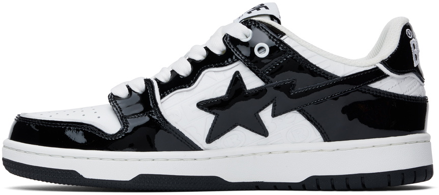 BAPE Black & White Sk8 Sta #5 M2 Sneakers A Bathing Ape