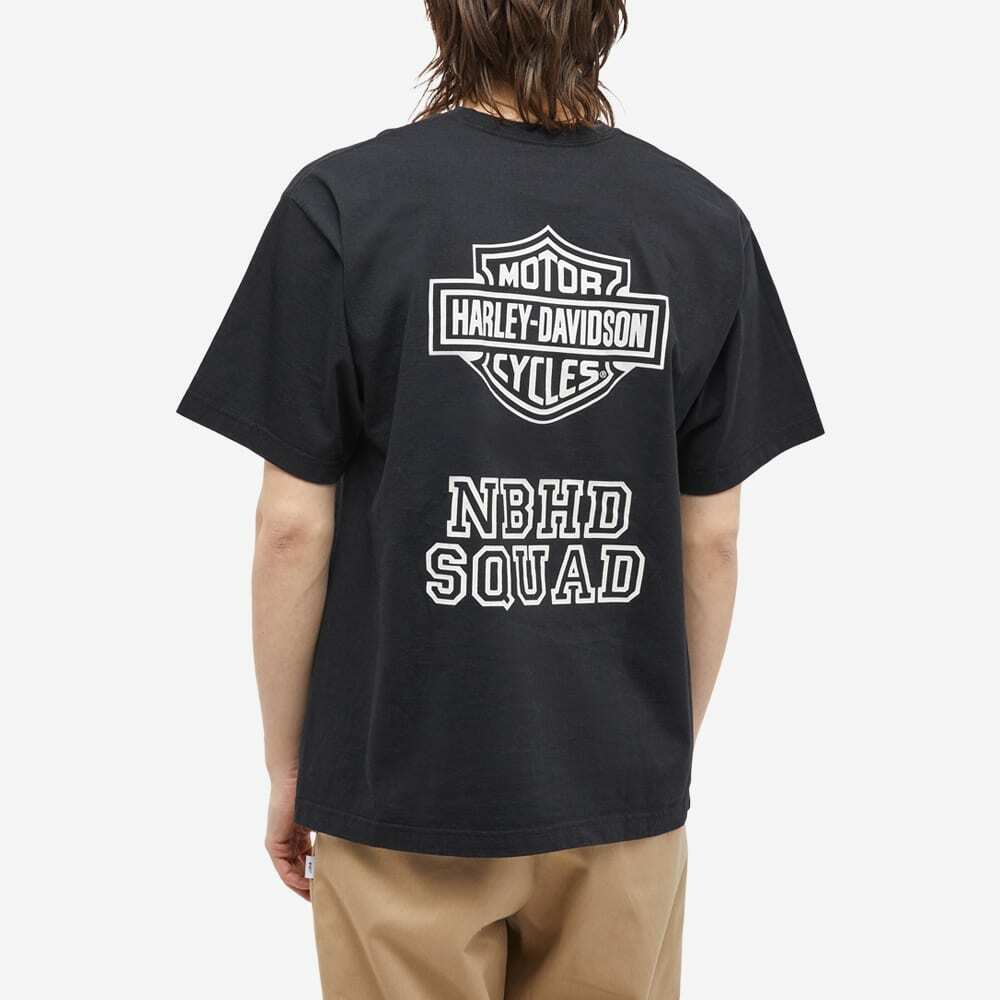 Neighborhood Men's x Harley Davidson H-D T-Shirt in Black Neighborhood