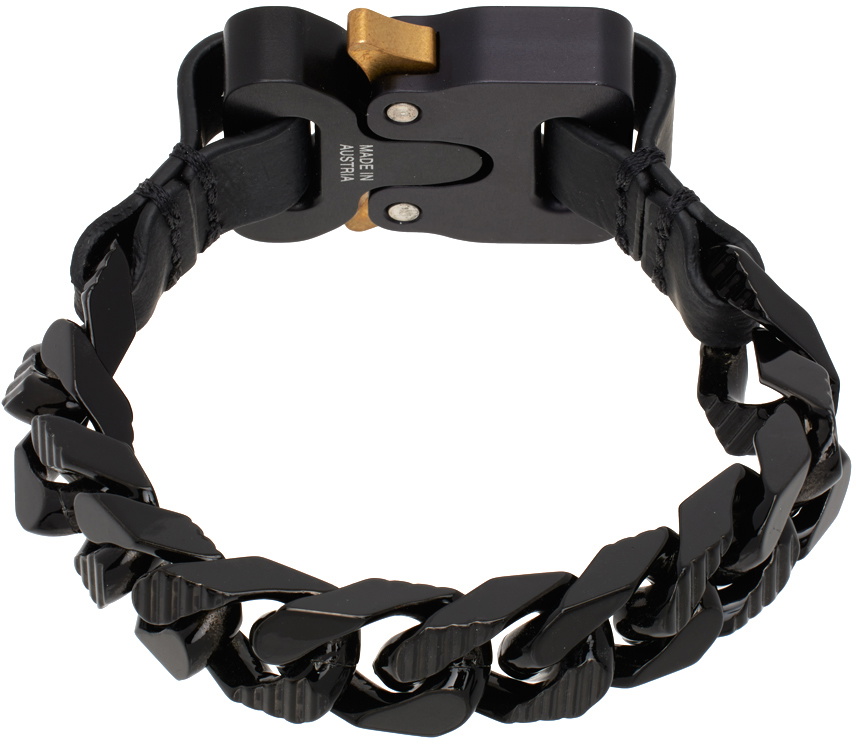 1017 ALYX 9SM Black Chain Buckle Bracelet 1017 ALYX 9SM