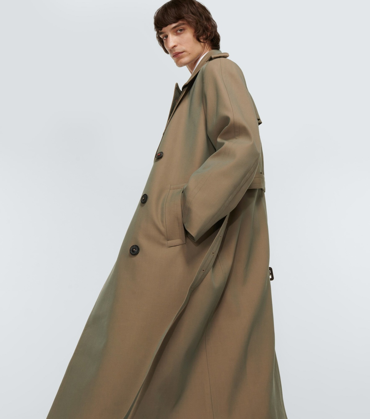 Maison Margiela - Wool twill trench coat Maison Margiela