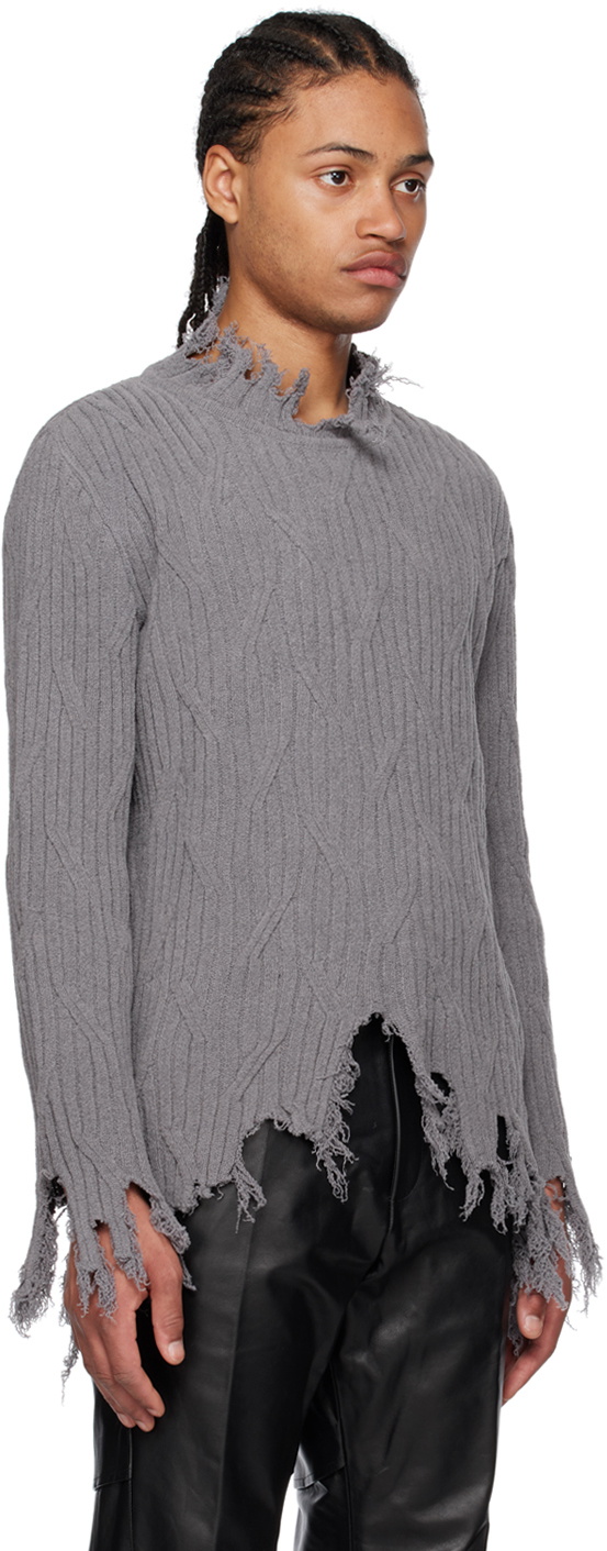 Kiko Kostadinov Gray Cedid Turtleneck Kiko Kostadinov