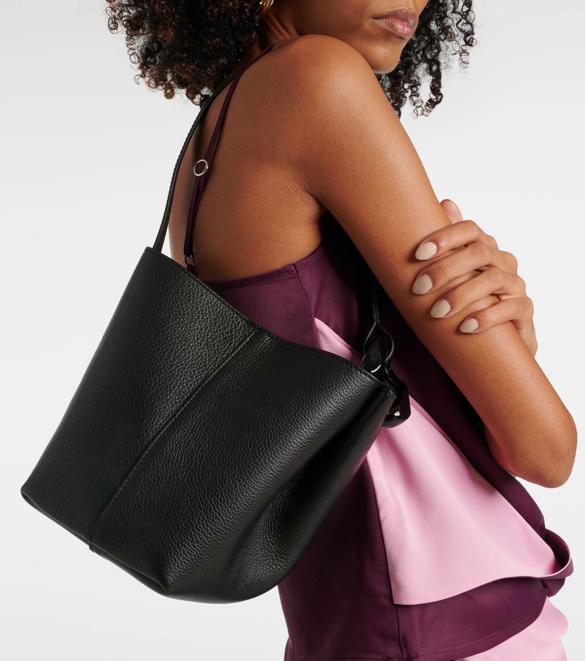 JW Anderson JWA Corner Small leather bucket bag JW Anderson