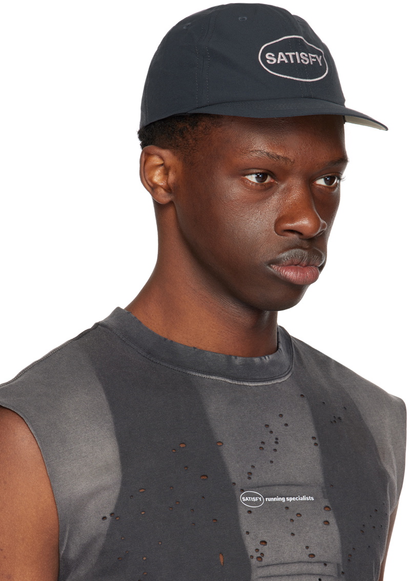 Satisfy Gray PeaceShell Running Cap Satisfy