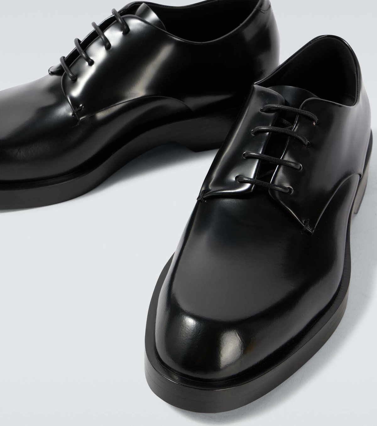 Jil Sander Polished leather Derby shoes Jil Sander
