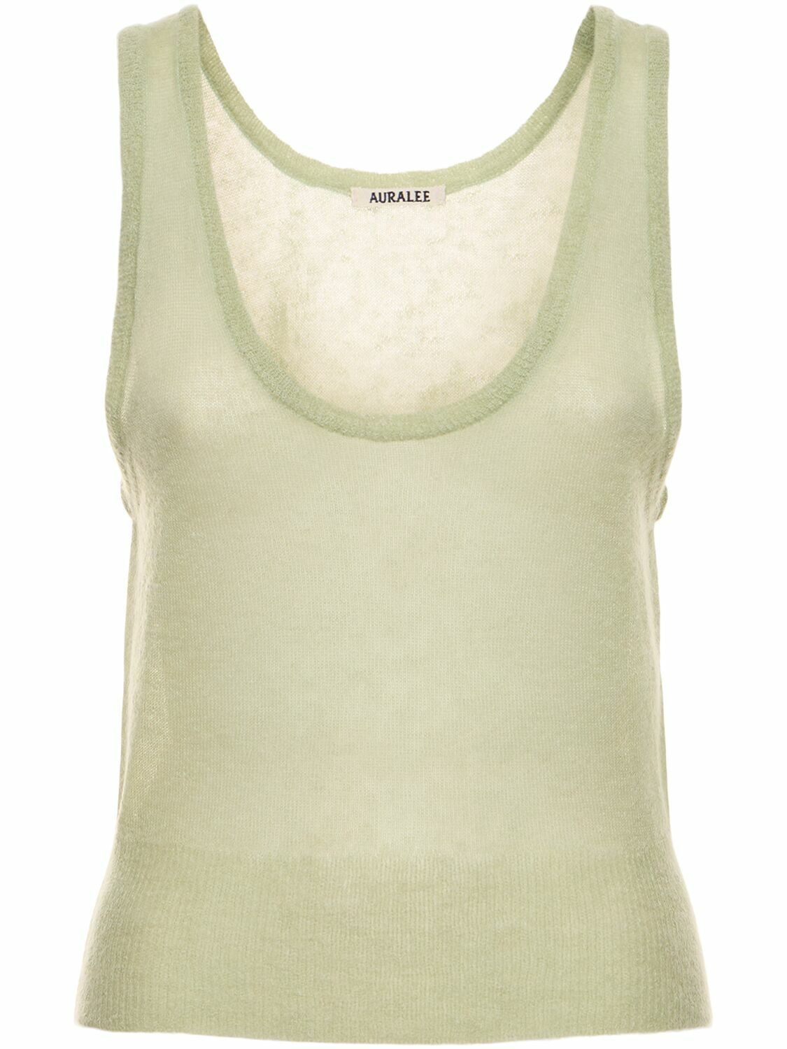 AURALEE Mohair & Wool Knit Tank Top Auralee