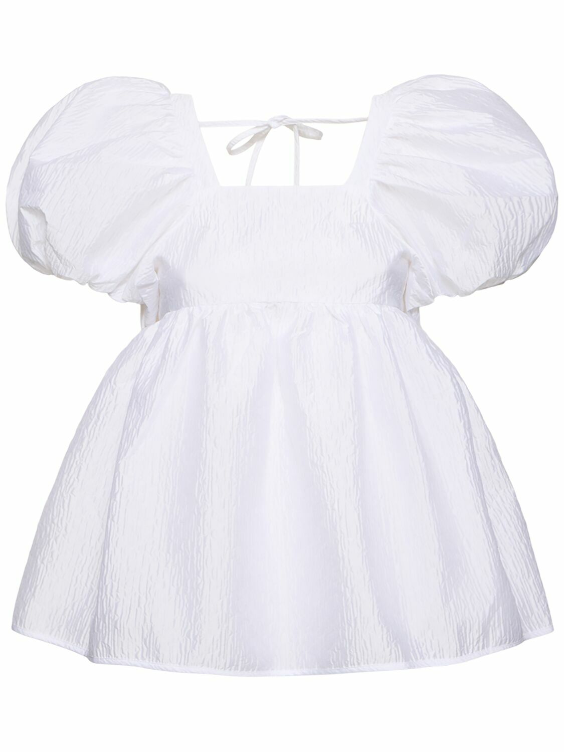 CECILIE BAHNSEN Alma Matelassé Puff Sleeve Blouse Cecilie Bahnsen