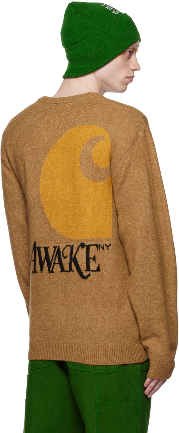 Awake NY Brown Carhartt WIP Edition Cardigan Awake NY