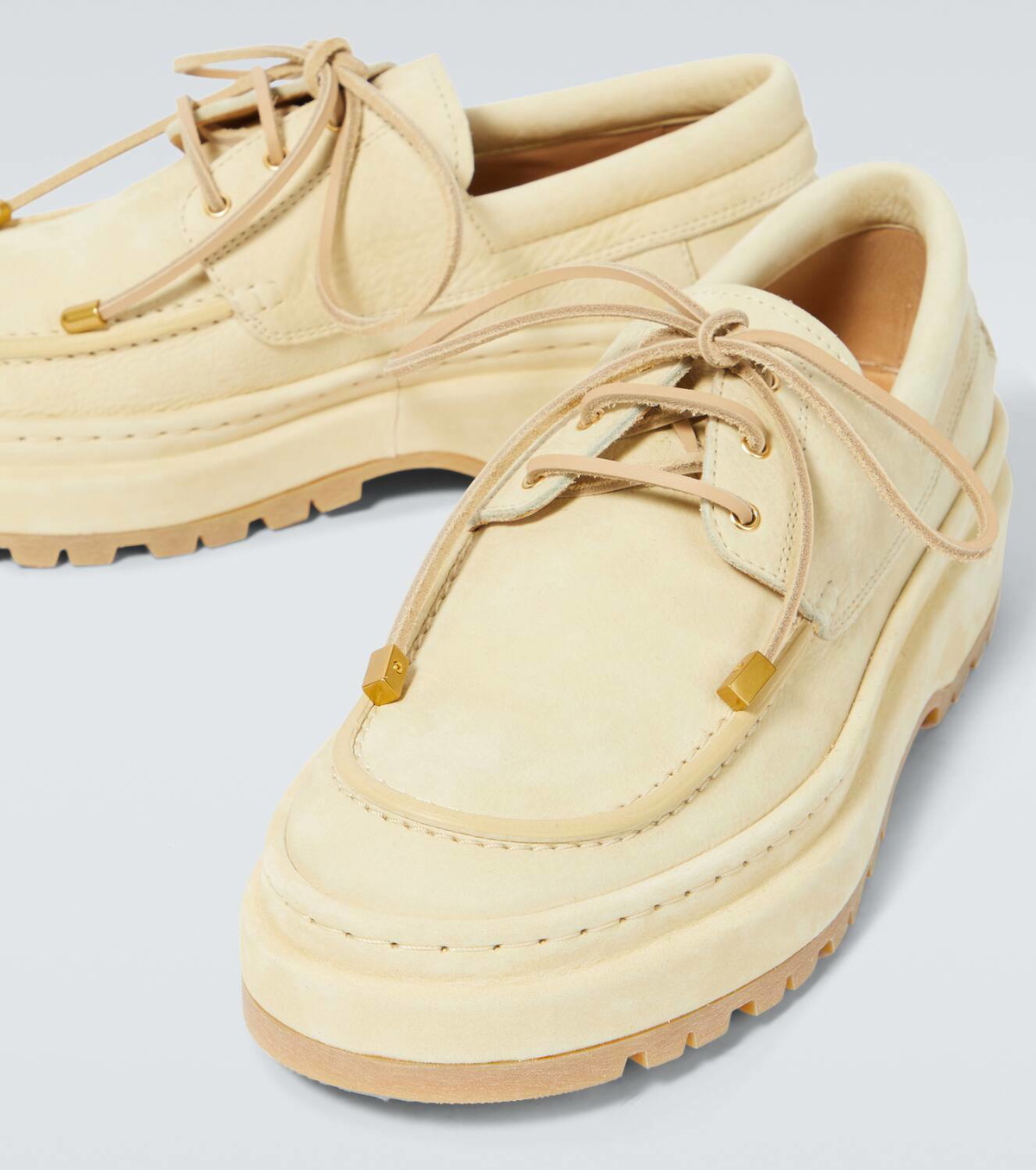 Jacquemus Pavane leather boat shoes Jacquemus
