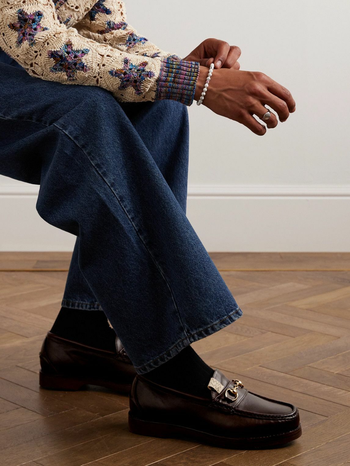 Visvim - Abarth Moc-Folk Horsebit-Embellished Leather Penny