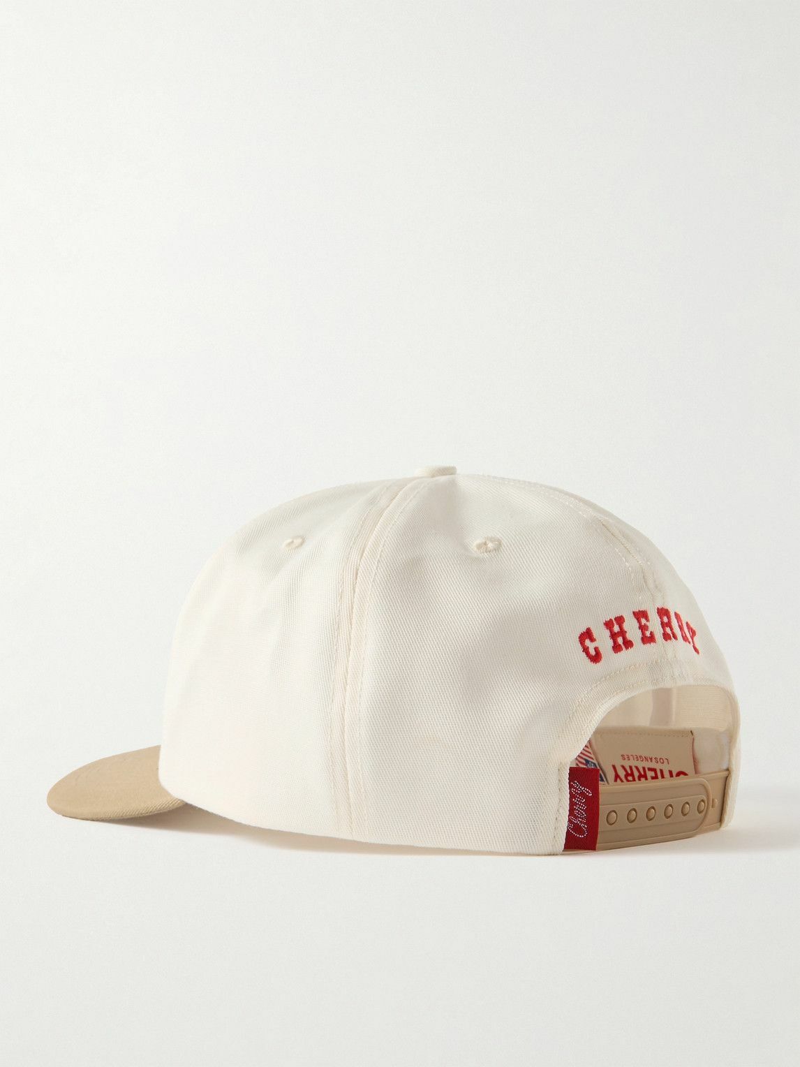 Cherry Los Angeles - Embroidered Cotton-Twill Baseball Cap CHERRY LA