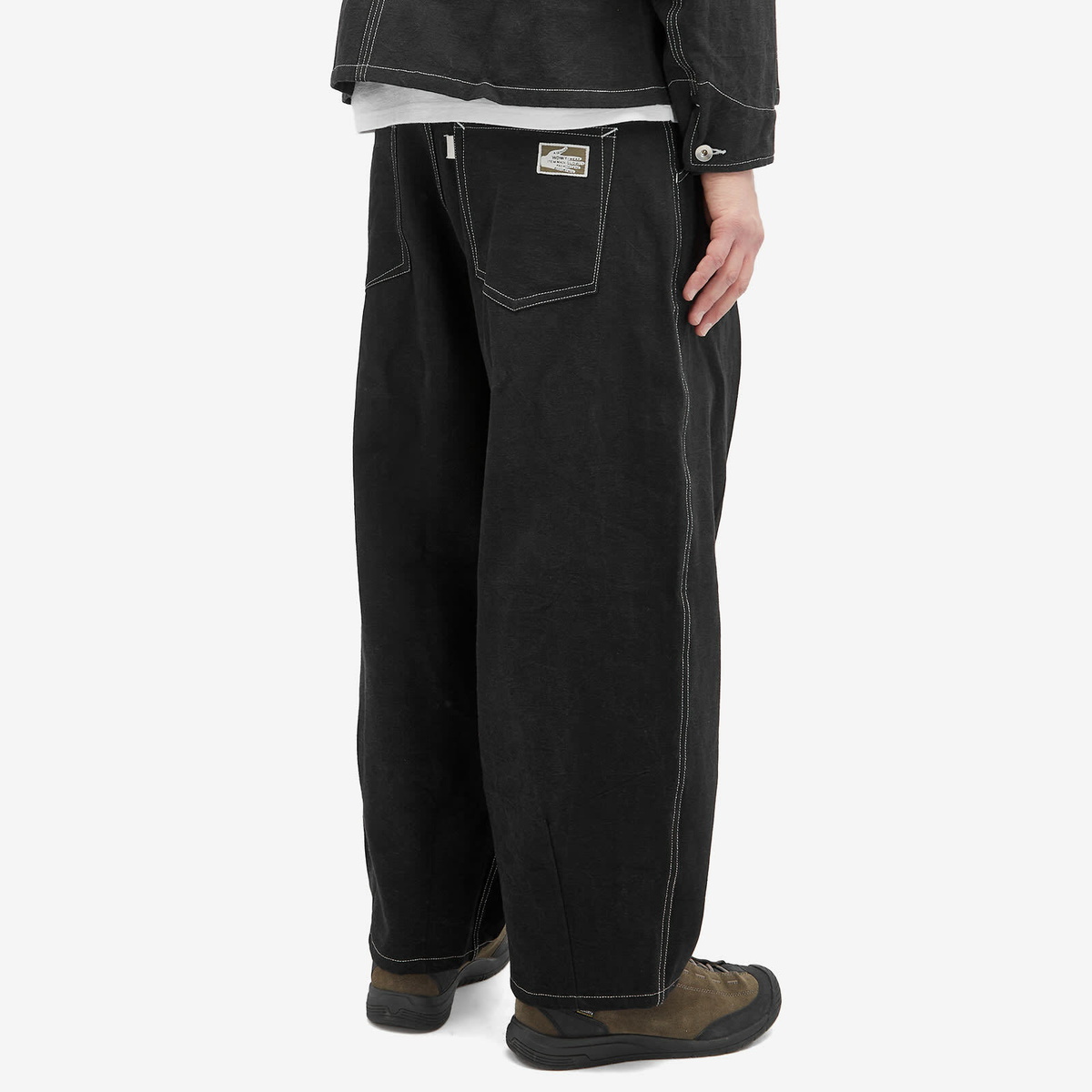 Story mfg. Men's Lush Pants in Black Wonky-Wear Story Mfg.