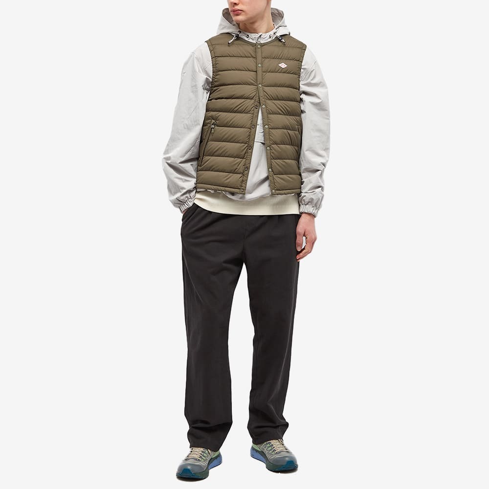 Danton Men's Inner Down Vest in Olive Danton