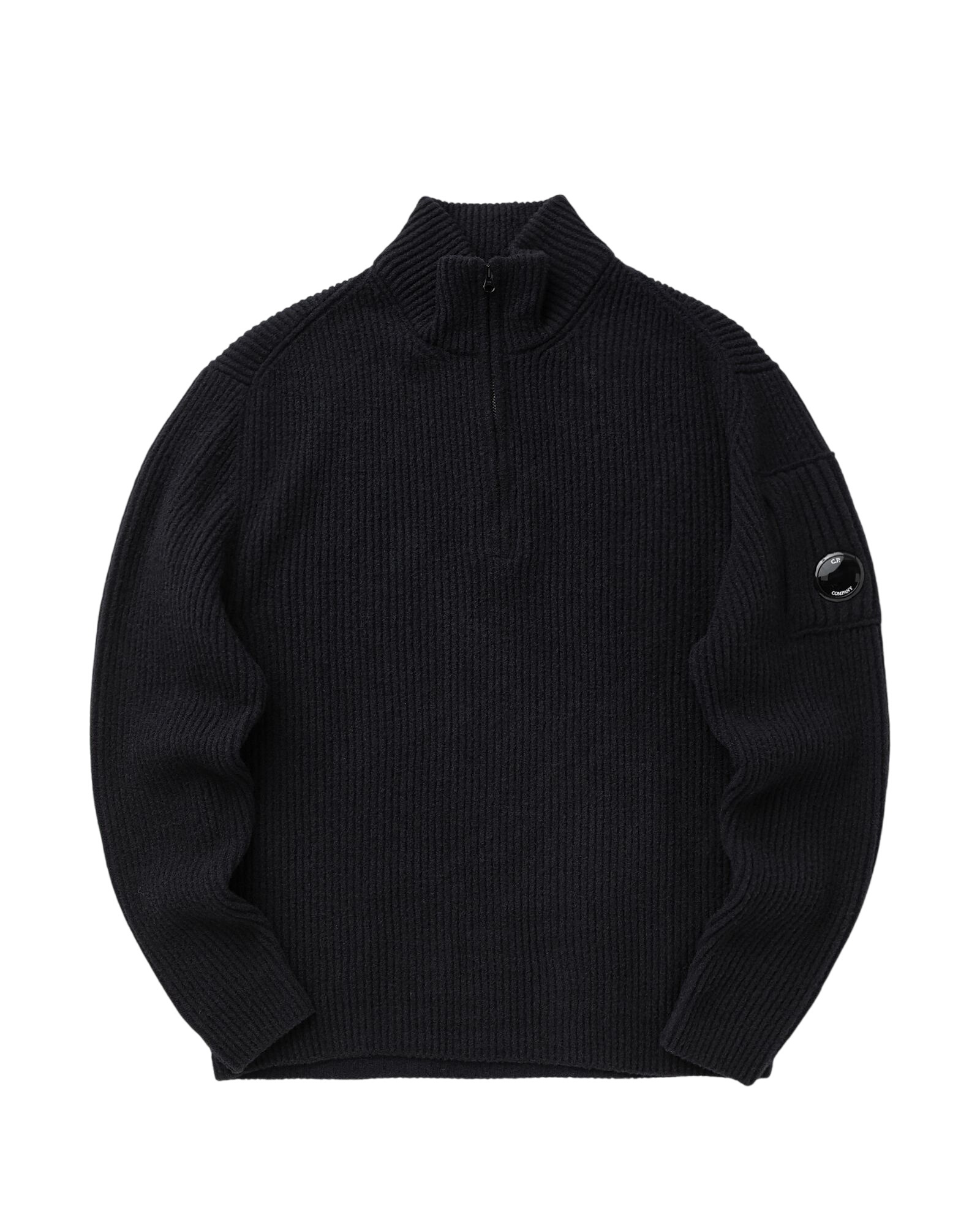 C.P. Company Men's Lambswool Grs Half Zip Knit in Ivy Green C.P.