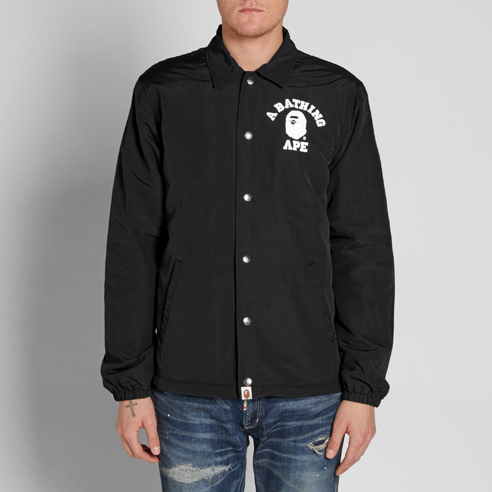 A Bathing Ape College Coach Jacket A Bathing Ape