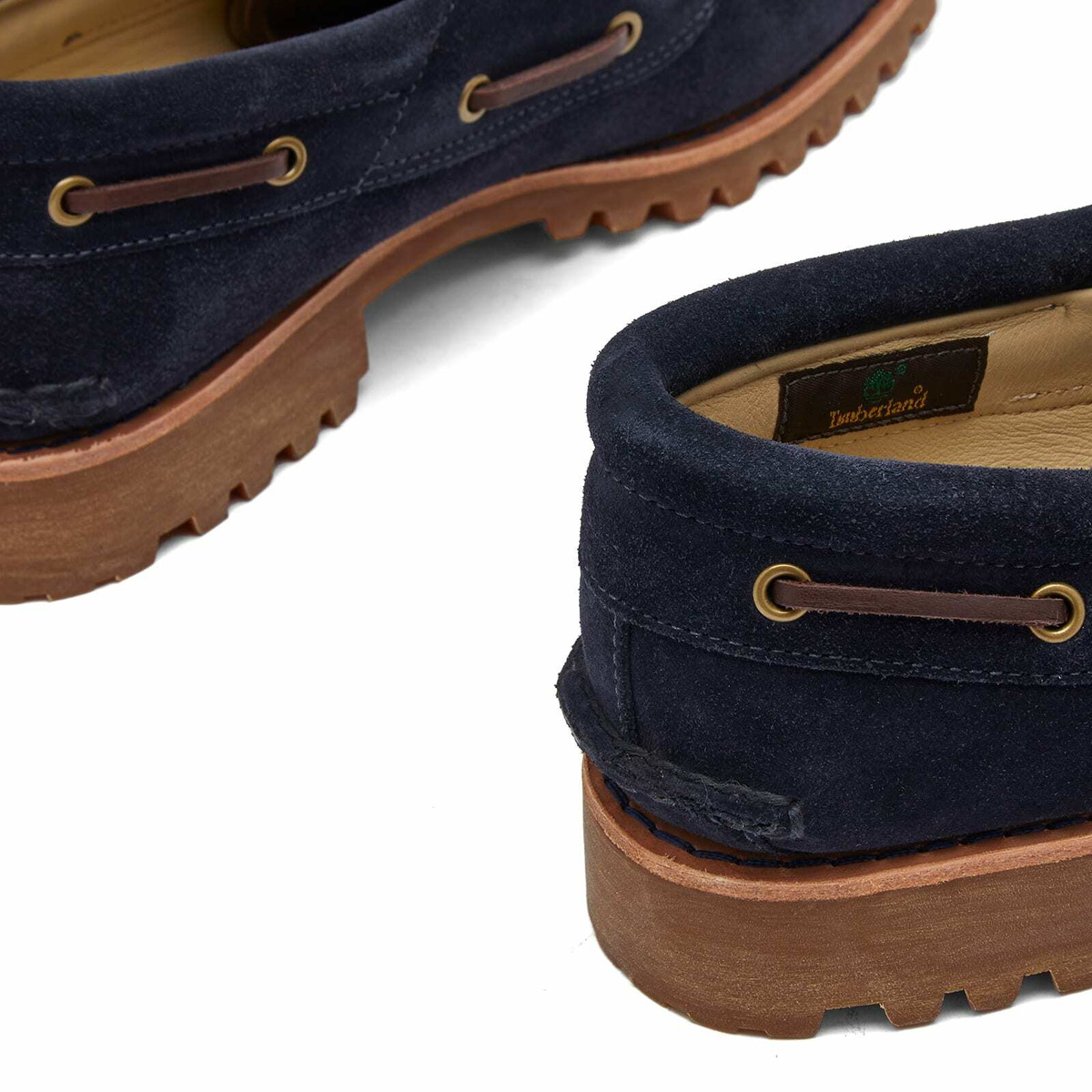 Timberland Men's Authentic 3 Eye Classic Lug Shoe in Dark Blue