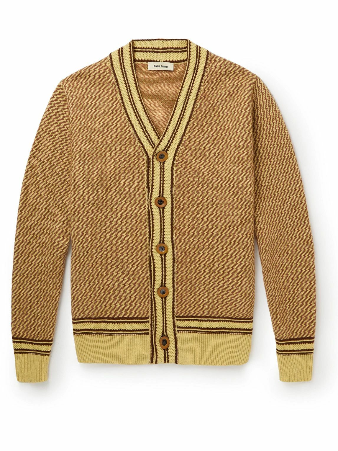 Wales Bonner - Clarinet Jacquard-Knit Recycled Cashmere-Blend