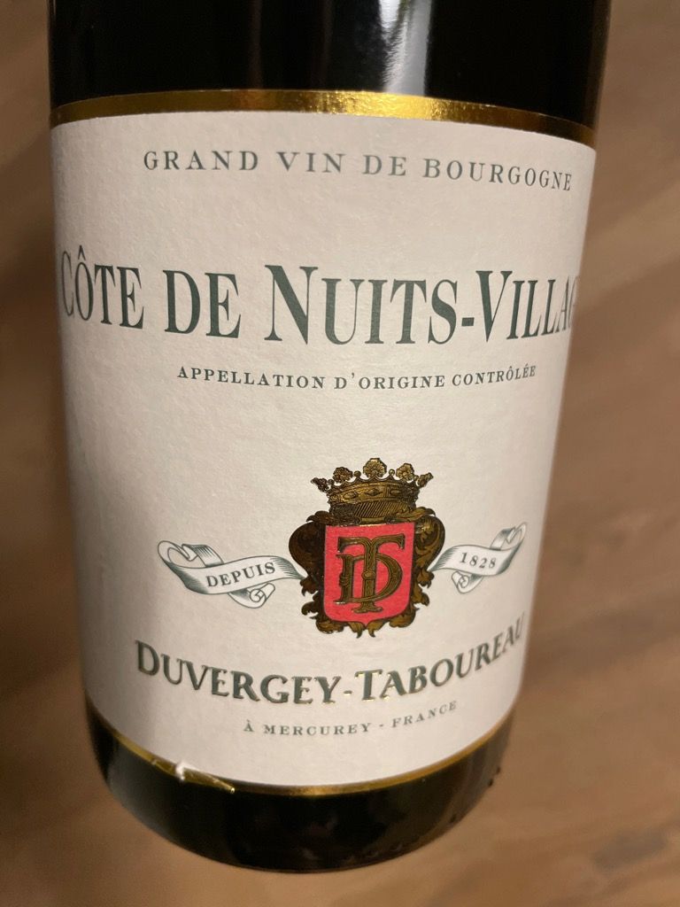 2023 Duvergey-Taboureau Côte de Nuits Villages - CellarTracker