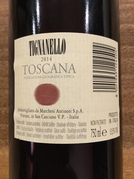 2014 Antinori Tignanello - CellarTracker