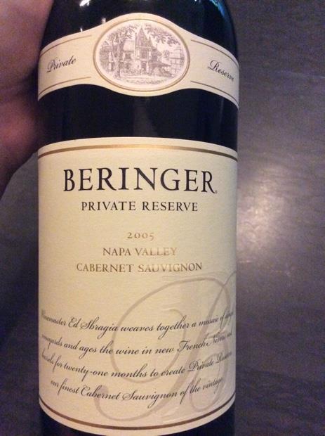 2004 Beringer Vineyards Cabernet Sauvignon Private Reserve