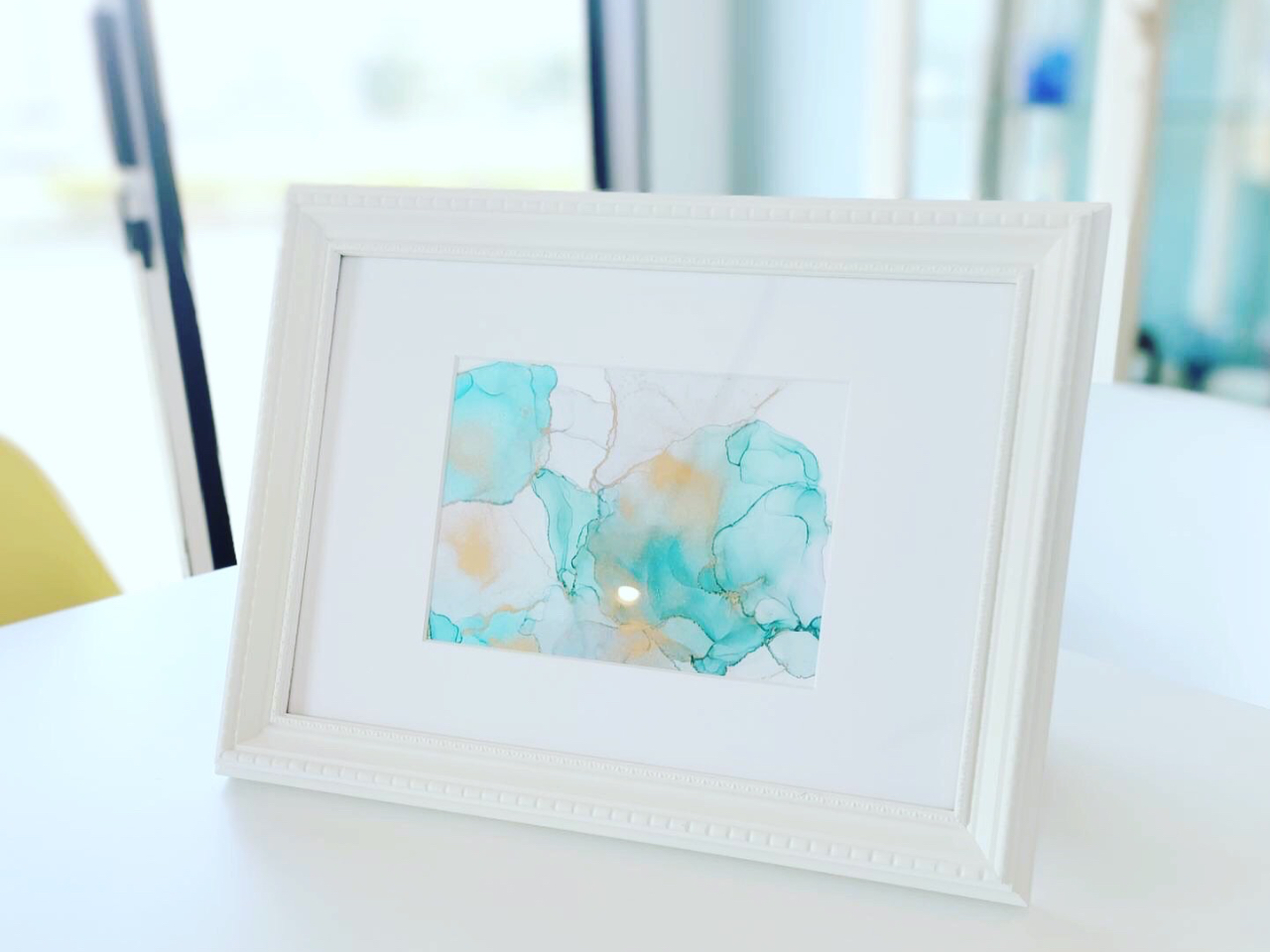 松島×シーグラスアルコールインクアート体験】シーグラスを使用して