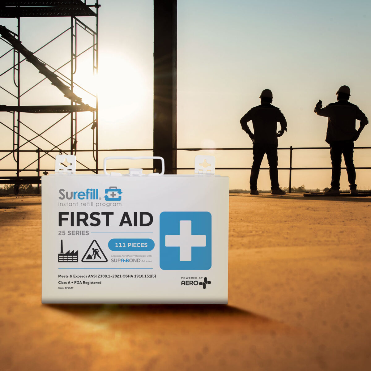 Surefill® 25 Series ANSI A First Aid Kit - Metal Case #SF25AT