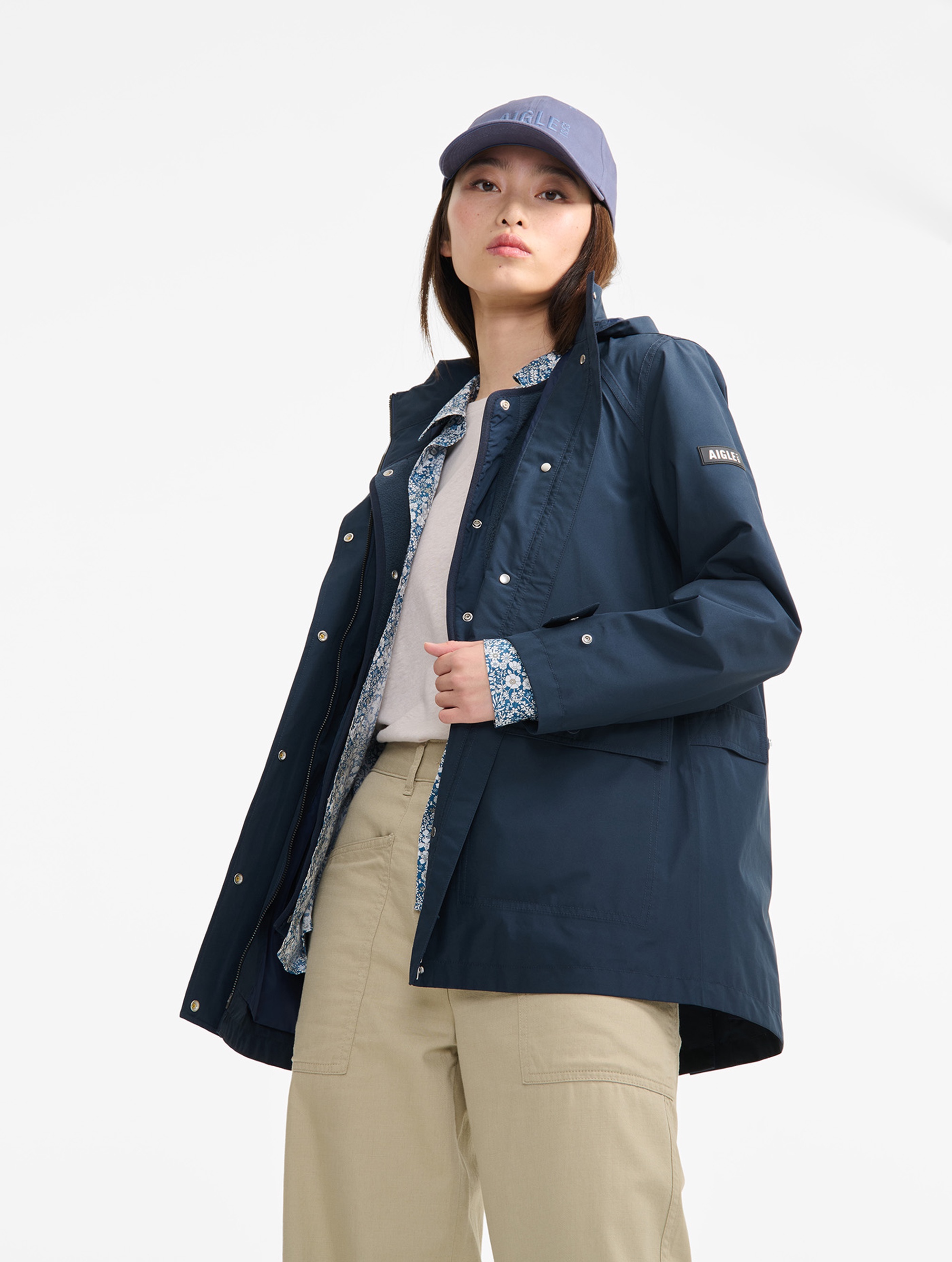 レディース ゴアテックス フーデッドコート ZBFBI19 - AIGLE（エーグル