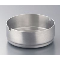 遠藤商事 フラット ステンレススタッキング丸灰皿 レスト付 7cm 62