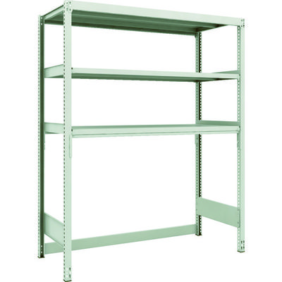 TRUSCO スチールラック M2型軽中量棚 下段開放型 1460X600XH1800 3段