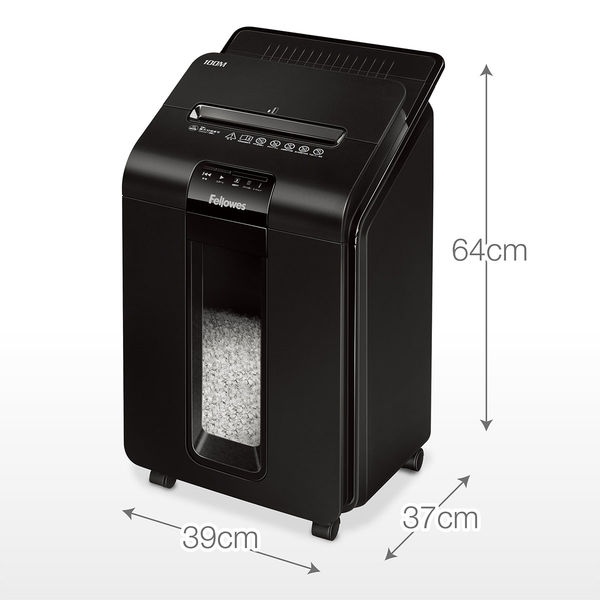 A4 オートフィード ミニクロスカットシュレッダー (23L/最大100枚