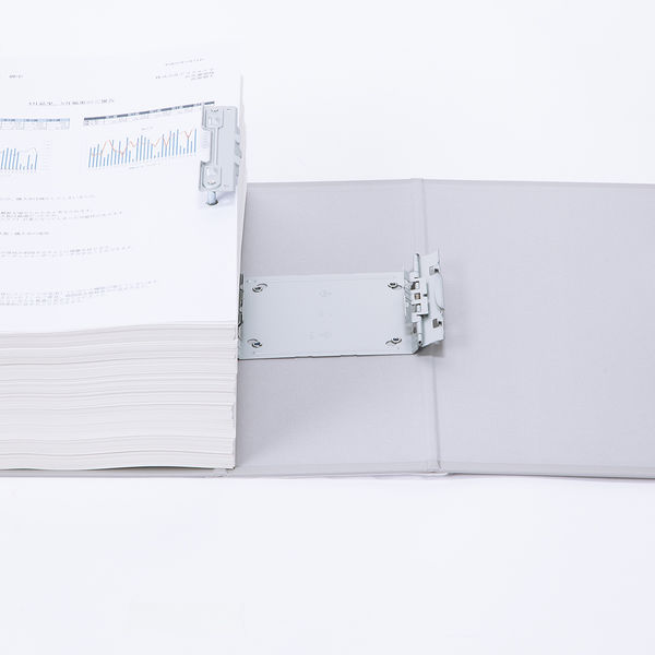 復活特別価格】アスクル パイプ式ファイル両開き エコノミータイプ A4