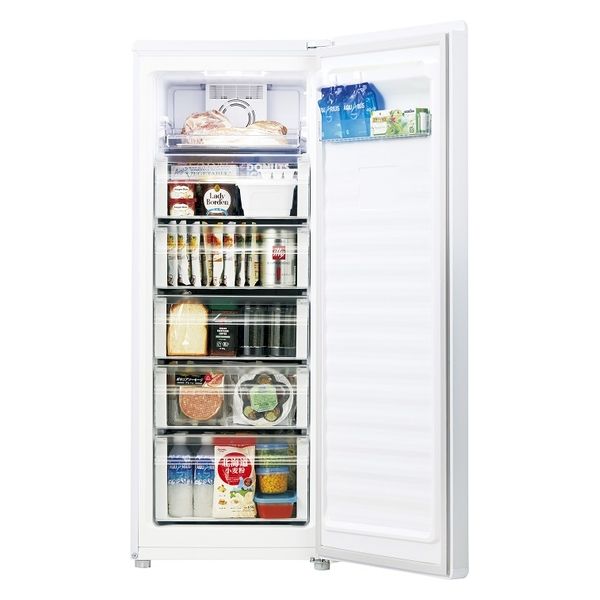 軒先渡し】ハイアール 153L 前開き式冷凍庫 ファン式 JF-NUF153D 1台