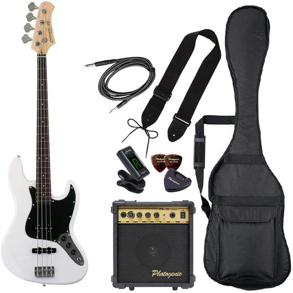 Photo Genic フォトジェニック エレキベース JB-240/WH/B3P ライト
