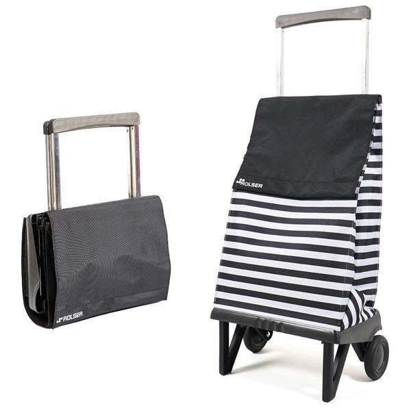 ロルサー 折りたたみショッピングカート 40L マリーナ ブラック