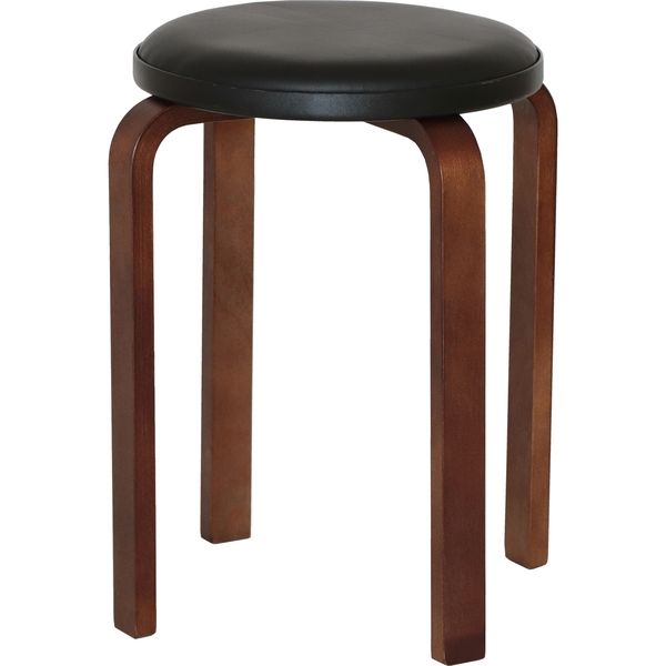 軒先渡し】ヤマソロ Clee スタッキングスツール ブラック 40-401 1