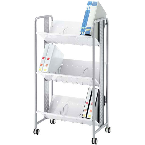 林製作所 ファイルワゴン 3段 重量タイプ （直送品） - アスクル