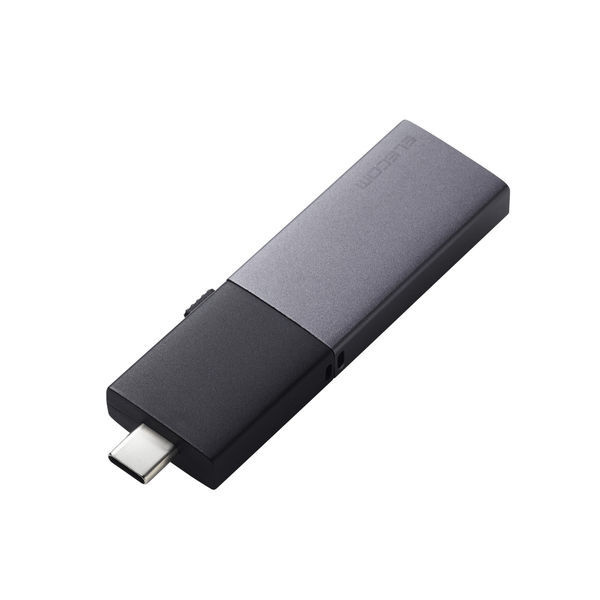 SSD 外付け 2TB スライド式 USB-C/A両対応 高速 耐衝撃 ブラック ESD