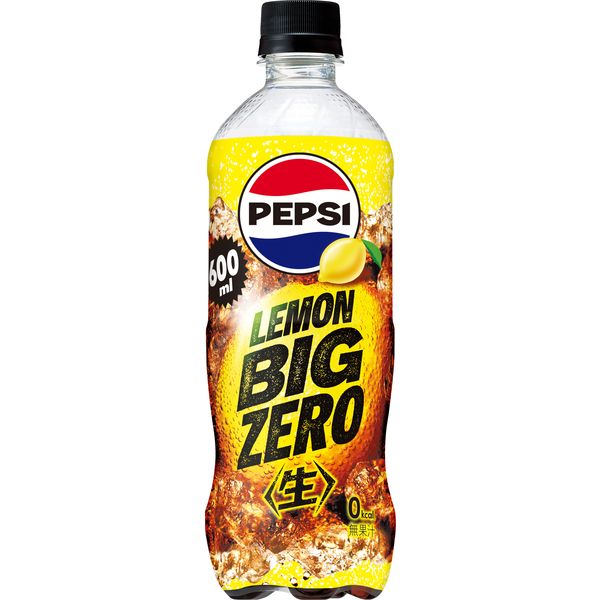 サントリー ペプシ＜生＞BIG ZERO LEMON 600ml 1箱（24本入） - アスクル